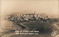 View Of Exposition from Fort Winfield Scott San Francisco, CA Postcard Postcard Postcard