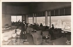 Worlds Most Spectacular Cocktail Lounge Atop Mark Hopkins Hotel San Francisco, CA Postcard Postcard Postcard