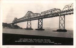 San Francisco-Oakland Bay Bridge California Postcard Postcard Postcard