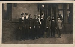 Group of Well Dressed Men Postcard