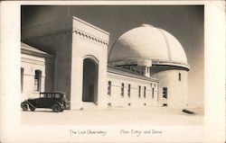 Main Entry and Dome, Lick Observatory Mount Hamilton, CA Postcard Postcard Postcard