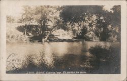 Boat Landing El Dorado, KS Postcard Postcard Postcard