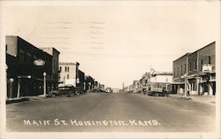 Main St. Hoisington, KS Postcard Postcard Postcard