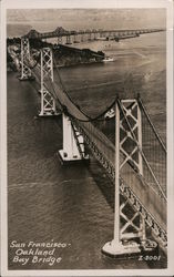 San Franciso Oakland Bay Bridge San Francisco, CA Postcard Postcard Postcard