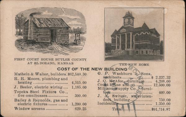 old-and-new-court-houses-cost-of-the-new-building-el-dorado-ks-postcard