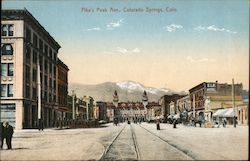 Pike's Peak Ave. Colorado Springs, CO Postcard Postcard Postcard