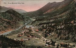 Scenic View Green Mountain Falls, CO Postcard Postcard Postcard