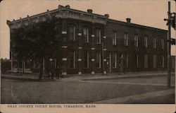 Gray County Court House Cimarron, KS Postcard Postcard Postcard