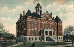 Kingman County Court House Postcard