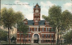 Court House, Allen County Postcard