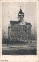 Court House Mankato, KS Postcard Postcard Postcard