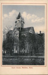 Court House Mankato, KS Postcard Postcard Postcard