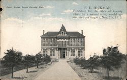 Court House, Logan County, Kans. Postcard