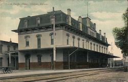 Union Pacific Depot Abilene, KS Postcard Postcard Postcard