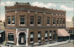 Farmers National Bank Abilene, KS Postcard Postcard Postcard