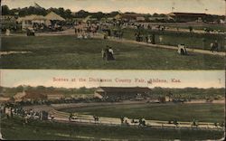 Scenes At The Dickinson County Fair Abilene, KS Postcard Postcard Postcard