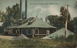 Sand Springs Pumping Station Postcard