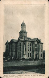 Fannin County Court House Postcard