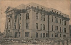 Osage County Court House Postcard