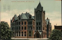 Central High School Postcard