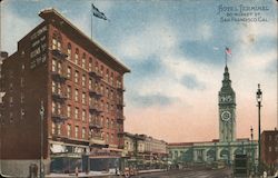 Hotel Terminal, 60 Market St. San Francisco, CA Postcard Postcard Postcard