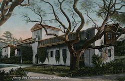 Faculty Club, California University Postcard