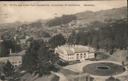 Bird's-Eye View from Campanile, University of California Postcard