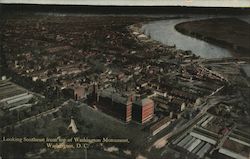 Looking Southeast from top of Washington Monument Postcard