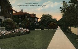 Highland Drive on Queen Anne Hill Postcard