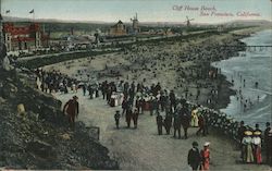 Cliff House Beach Postcard