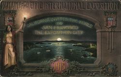 California Invites The World To San Francisco Exposition City Postcard Postcard Postcard