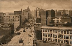 Market Street From The Ferry San Francisco, CA Postcard Postcard Postcard