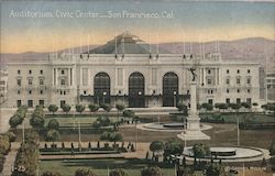 Auditorium Civic Center Postcard