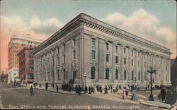 Post Office and Federal Building Seattle, WA Postcard Postcard Postcard