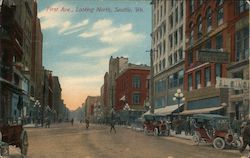 First Ave., Looking North Postcard