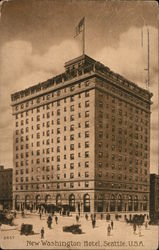 New Washington Hotel Postcard