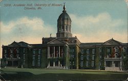 Academic Hall, University of Missouri Columbia, MO Postcard Postcard Postcard