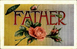 To My Father Names Postcard Postcard