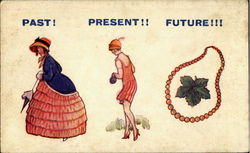 Past! Present!! Future!!! Postcard