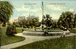 Confederate Monument, Hemming Park Postcard