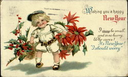 Wishing You A Happy New Year Postcard