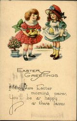 Easter Greetings Postcard