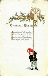 Christmas Greetings Postcard