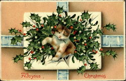 A Joyous Christmas Postcard