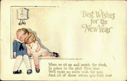 Best Wishes For The New Year Postcard