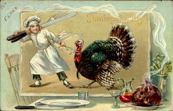 Thanksgiving Day Postcard