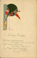 A Happy Birthday Postcard