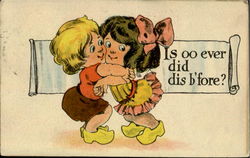 Is Oyo Ever Did Dis Before? Dutch Children Postcard Postcard