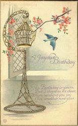 A Joyous Birthday Postcard Postcard