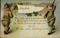 Good Luck From Herbert Postcard